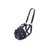 Small Horse Grazing Muzzle with Easy Breathing Nylon Material Black Color