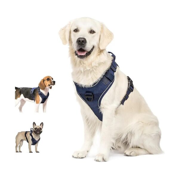 Small Medium Large Dog Vest Harness with Adjustable Buckles and Easy Control Handle