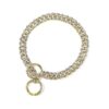 Small Medium Large Dogs Gold Chain Metal Link Dog Collar with Buckle Closure 18 Inches