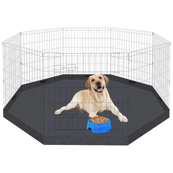 Small Medium Pet 24 Inch Black Playpen Bottom Pad Cover for Indoor Outdoor Use