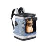 Small Medium Pet Comfort Backpack Carrier for Travel Hiking Walking Safety Features