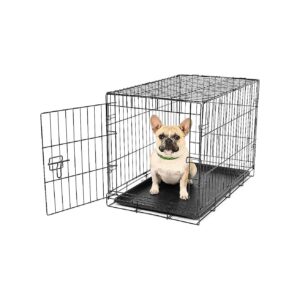 Small Metal Dog Crate Single Door with Secure Locking System