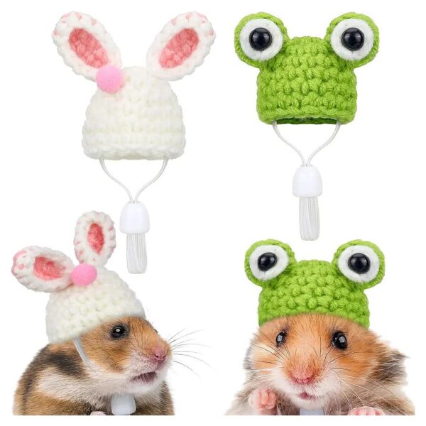 Small Pet Accessories Polycotton Hats for Hamsters and Snakes