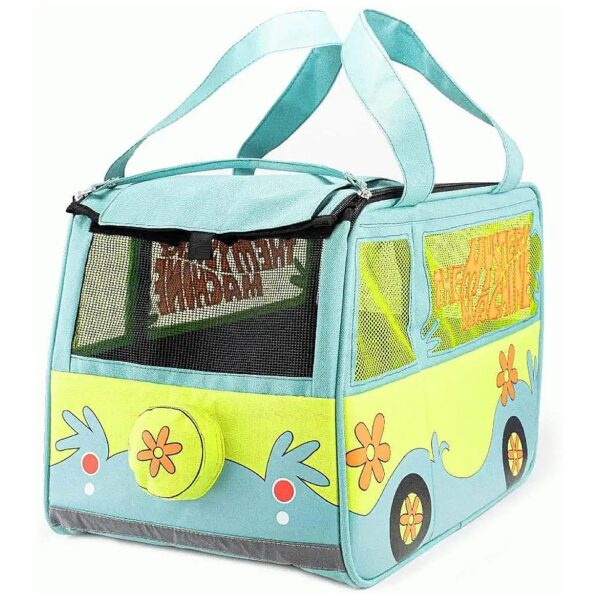 Small Pet Carrier, Polyester Canvas, Scooby Doo Print, One Size, Carrier for Pet Owners