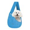 Small Pet Carrier with Safety Belt and Pocket for Comfortable Outdoor Travel and Storage