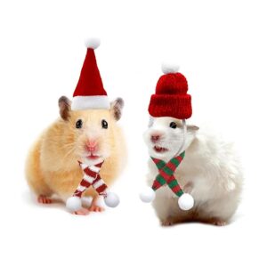 Small Pet Christmas Attire for Hamster Guinea Pig Chinchilla Hedgehog and Lizard