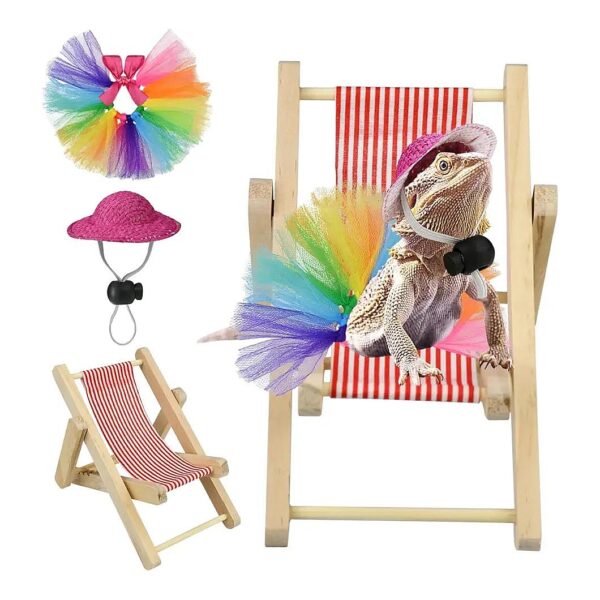 Small Pet Photo Props for Lizards and Reptiles - Bearded Dragon Costume