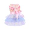 Small Pink Pet Dress for Small Dogs and Cats with Polka Dot Print - Cute Cat Apparel