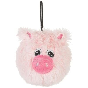 Small Pink Squeaky Pig Toy for Pets with Fewer Pieces and Less Seams