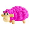 Small Sheep Grunting Latex Rubber Dog Toy with Soft Texture Soothing Sound