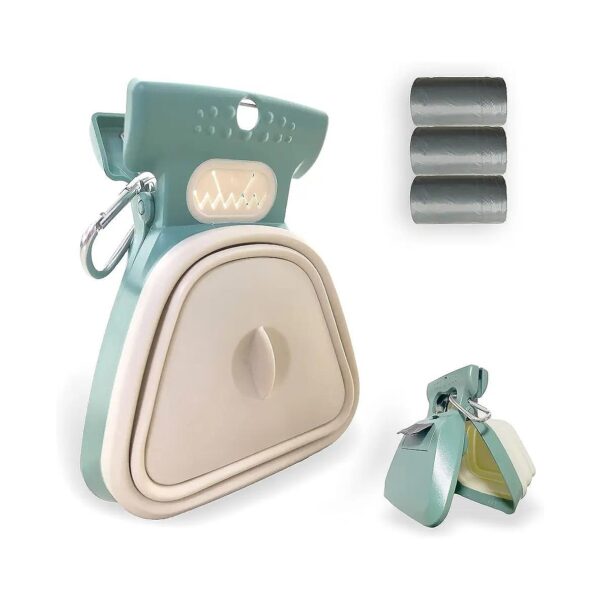 Small Size Pooper Scooper for Pet Owners with Compact Design and 30 Waste Bag Attachments