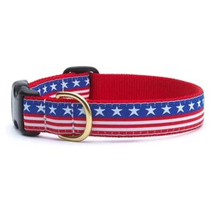 Small-Sized Stars and Stripes Collar with 5/8 inch Narrow Width