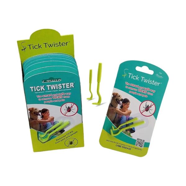 Small and Large Tick Remover Set with Display Box for Safe and Easy Tick Removal