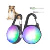 Small and Light Dog Collar Light for Night Walking IP68 Waterproof 4 Modes