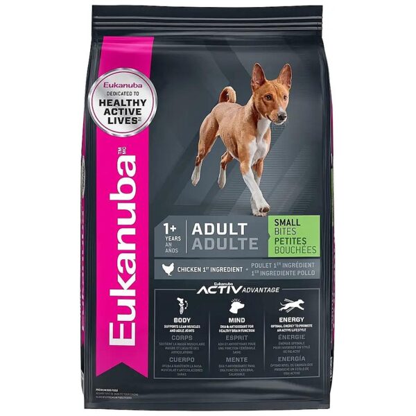 Small and Medium Breed Adult Dog Food with DHA and Vitamin E