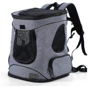 Small and Medium Pet Backpack Carrier with Upgraded Waist Cushion Design