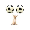 Small but Mighty 2-Inch Squeaky Soccer Ball Dog Toy for Puppy Play