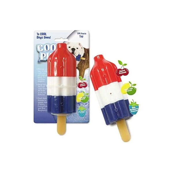 Small but Mighty Ice Cream Popsicle Shaped Frozen Water Toys for Dogs