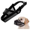 Small to Large Breed Dog Muzzle with Nylon Material and Anti-Biting Features