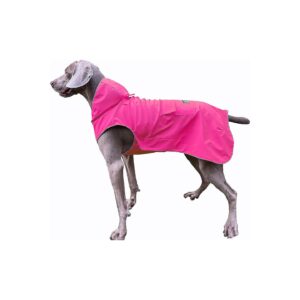 Small to Large Breed Dog Raincoat with Reflective Piping and Easy Wear Design