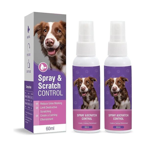 Small to Large Dog Calming Spray 2Pack Relieves Stress Anxiety in New Environments