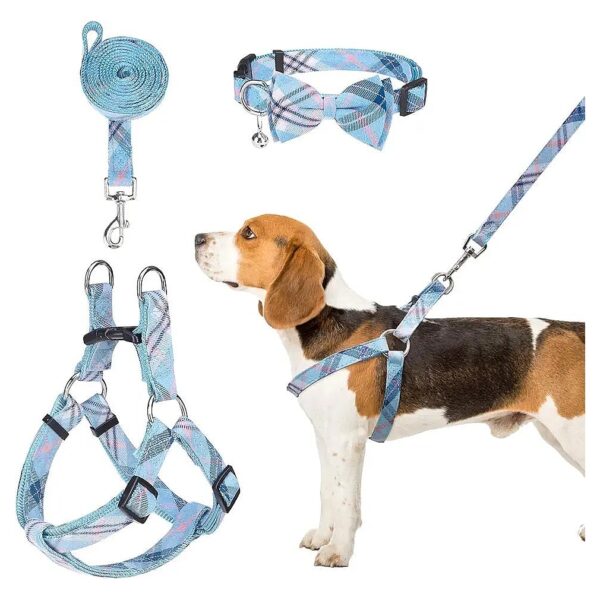 Small to Large Dog Harness and Leash Set for Easy Running