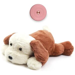 Small to Large Dog Separation Anxiety Relief Heartbeat Plush Toy, Comforts and Calms Dogs