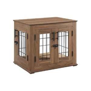 Small to Large Puppy House with Pet Bed and Storage Top for Indoor Furniture Home Decor