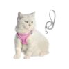 Small to Medium Cat Harness with Breathable Mesh for Comfortable Walks