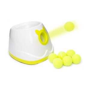 Small to Medium Dog Automatic Ball Launcher with 2-Inch Tennis Balls and 4 Launch Modes