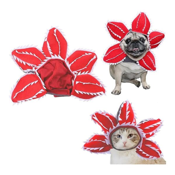 Small to Medium Dog Halloween Costume with Unique Devil Headband Design