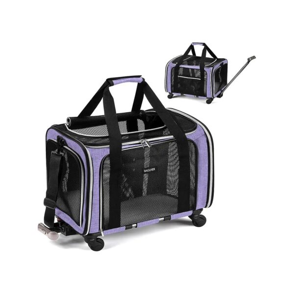 Small to Medium Dogs and Cats Airline Approved Soft-Sided Pet Carrier for Travel