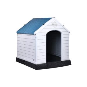 Small to Medium Sized Dog House with Insulated Walls and Air Vents for Comfortable Living