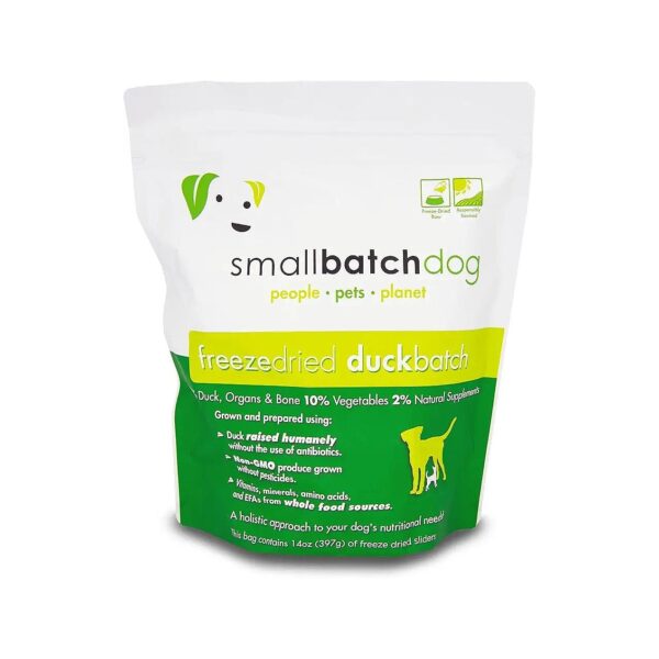 Smallbatch Freeze-Dried Premium Raw Food Diet for Dogs with Single Source Protein