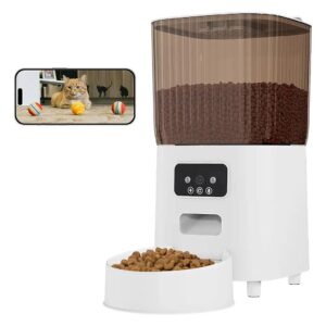 Smart Automatic Cat Feeding System with Integrated Camera, Voice Command