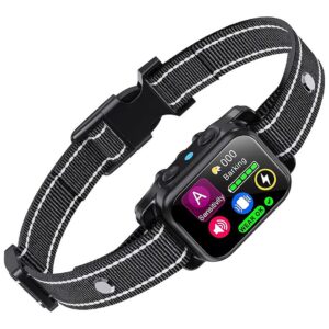 Smart Dog Bark Collar with 5 Operational Modes and Configurable Training Options