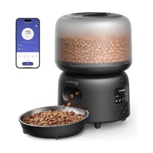 Smart Pet Food Dispenser for Dry Food with Up to 36 Portions and 10 Meals Per Day