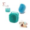 SmartDogBath GrayComfortable Pet Shampoo Brush for Long Haired Dogs