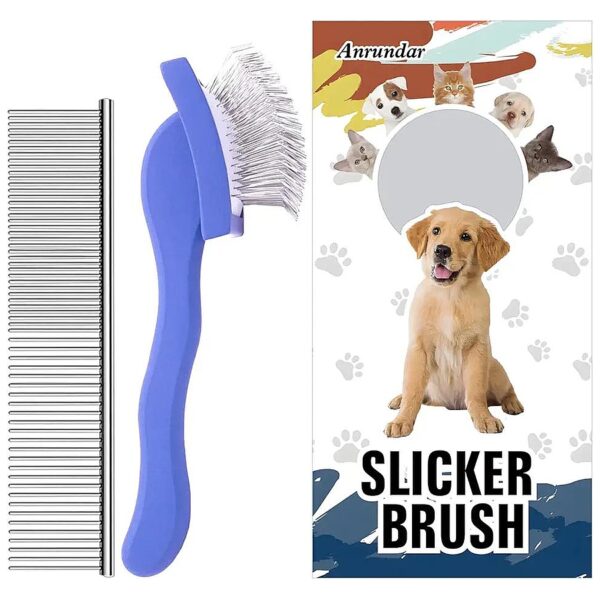 Smoothing and Conditioning Brush for Medium to Long Haired Dogs and Cats