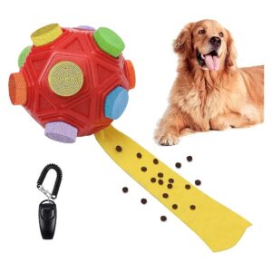 Sniffle Dog Treat Ball with Mental Stimulation for Canine Cognitive Development