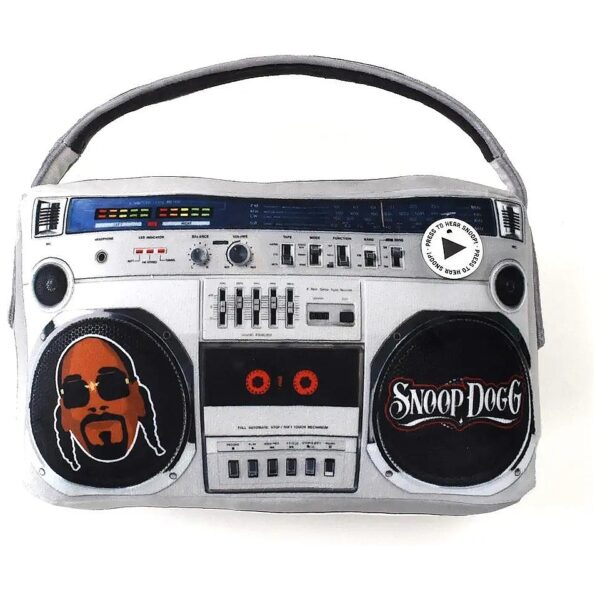 Snoop Boom Box Pet Toy Animates Sound Chip with Two Catchy Tunes