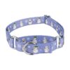 Snowman Martingale Dog Collar with Whimsical Winter Design and Premium Hardware