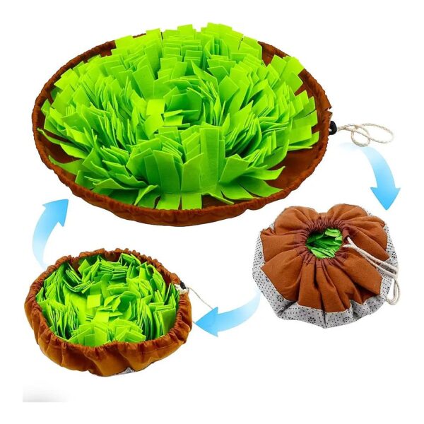 Snuffle Mat for Dogs Encourages Natural Foraging Skills and Stress Relief