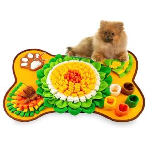 Snuffle Mat for Small and Medium Dogs with Built-in Voice and Interactive Puzzles