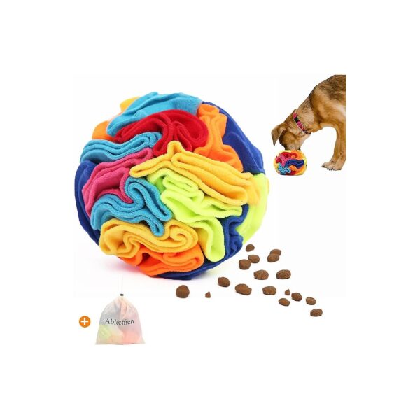 Snuffle Puzzle Toy Encourages Mental and Physical Stimulation for Dogs