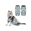 Soft Absorbent and Breathable Recovery Suit for Female Male Cats Small Dogs After Surgery