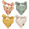 Soft Adjustable Polyester Dog Bandanas for Furry Friends