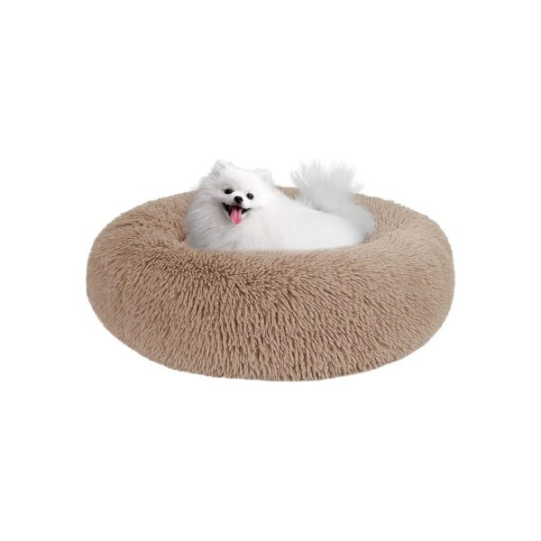 Soft And Warm Artificial Shag Dog Bed For Small Dogs And Cats