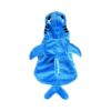 Soft Blue Shark Pet Costume Hoodie Coat for Dogs and Cats