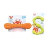 Soft, Bouncy Dog Bone Chew Toys for Active Puppies and Aggressive Chewers